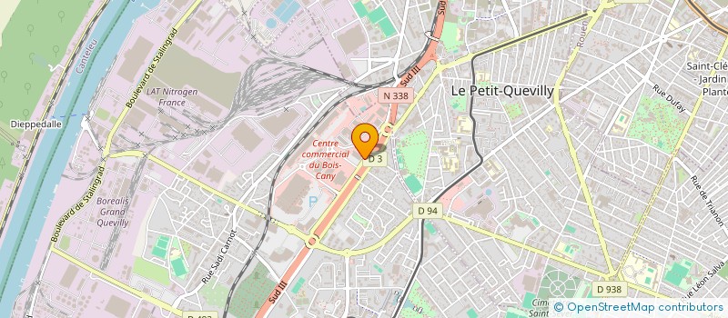 localisation de l'entreprise DECORAMA B  GRAND QUEVILLY (LE)