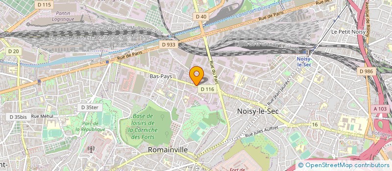 localisation de l'entreprise DECORASOL à NOISY-LE-SEC