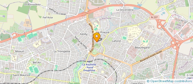 localisation de l'entreprise DECORATHERM  LA ROCHELLE