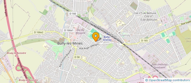 localisation de l'entreprise DECORATION à BULLY-LES-MINES