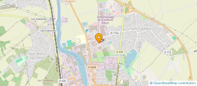 localisation de l'entreprise DECORATION AMENAG INTER SONORIS YONNE  SAINT-CLEMENT