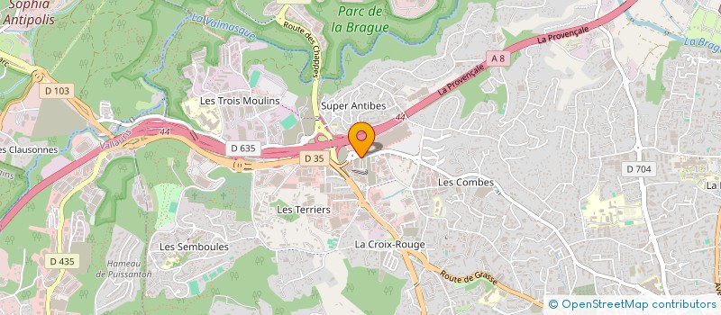 localisation de l'entreprise DECORATION AMENAGEMENT MOBILIER  ANTIBES