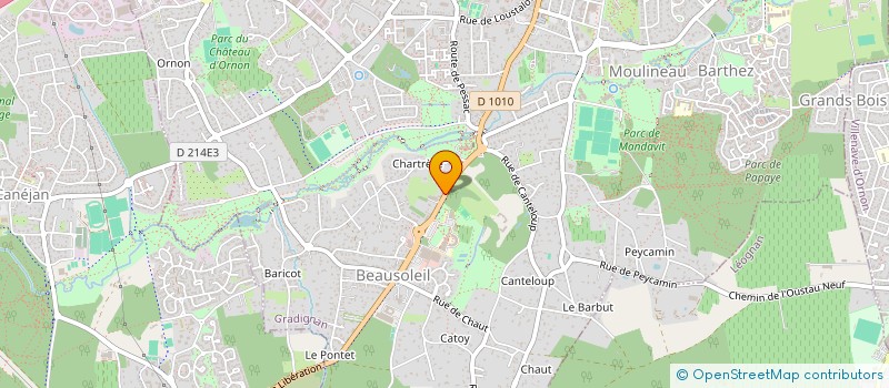 localisation de l'entreprise DECORATION-CONSEIL  PRECHAC