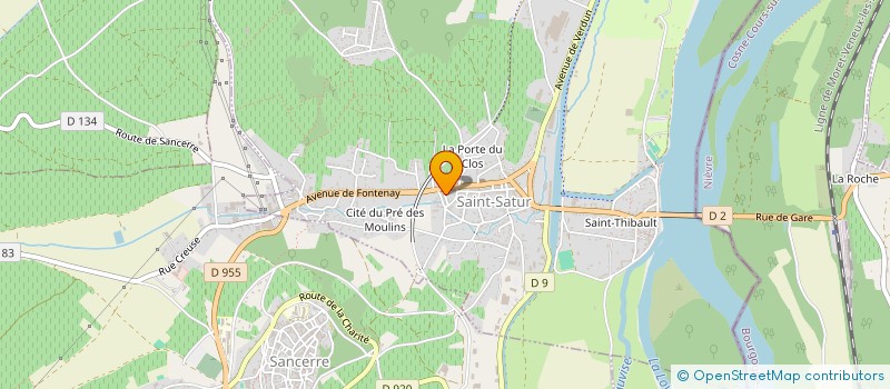 localisation de l'entreprise DECORATION LES 4 C  SAINT-SATUR