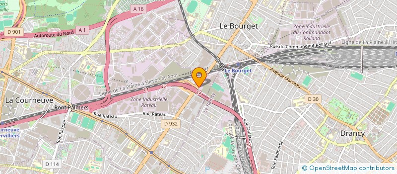 localisation de l'entreprise DECORATION PARIS à LA COURNEUVE