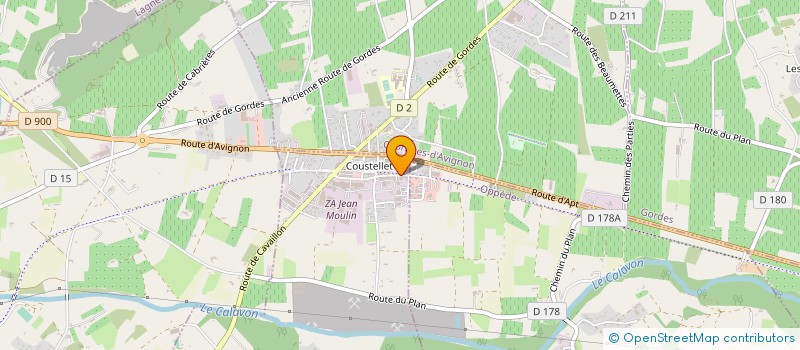 localisation de l'entreprise DECORATION PEINTURE DU LUBERON à MAUBEC