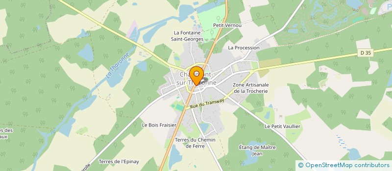 localisation de l'entreprise DECORATION PHILIPPE à CHAUMONT-SUR-THARONNE