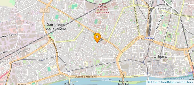 localisation de l'entreprise DECORATION PLUS à ORLEANS