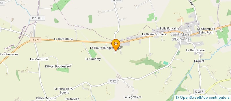 localisation de l'entreprise DECORATION RIGAULT à SAINT MARS D'EGRENNE