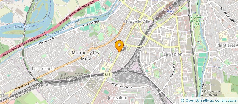 localisation de l'entreprise DECORATION ROYAL AMEUBLEMENT  METZ