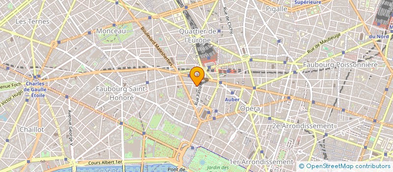 localisation de l'entreprise DECORATION YVONNE MERCIER à PARIS