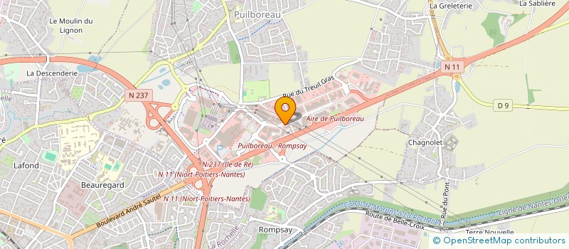 localisation de l'entreprise DECORATLAN à PUILBOREAU