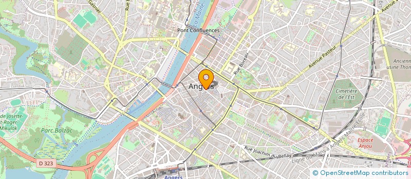 localisation de l'entreprise DECORCE à ANGERS
