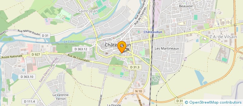 localisation de l'entreprise DECOREHAB  CHATEAUDUN