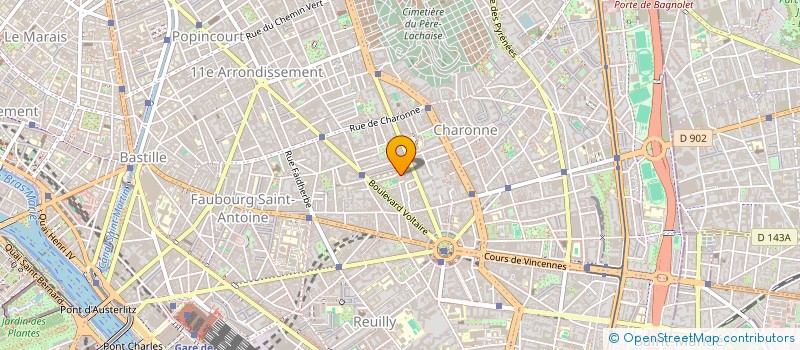 localisation de l'entreprise DECOREM  PARIS