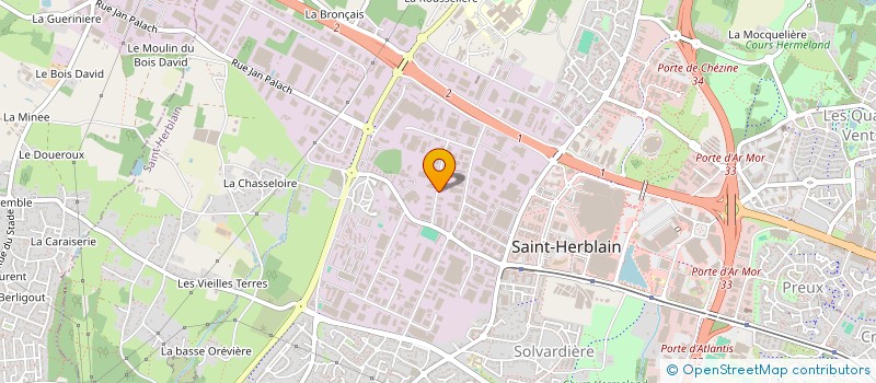 localisation de l'entreprise DECORENO 44 à SAINT-HERBLAIN