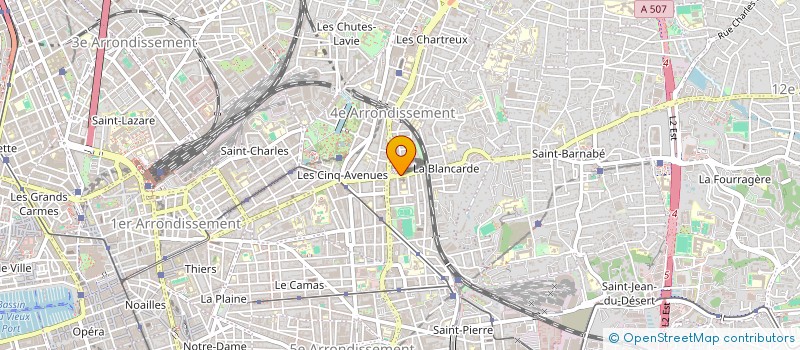 localisation de l'entreprise DECORENO HABITAT à MARSEILLE