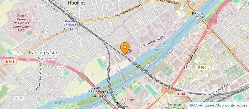 localisation de l'entreprise DECORENOR à CARRIERES-SUR-SEINE