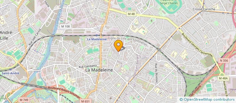 localisation de l'entreprise DECORENOV à MARCQ-EN-BARŒUL