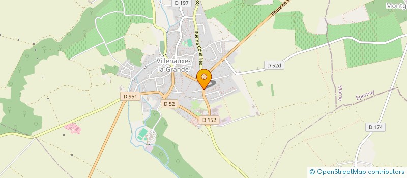 localisation de l'entreprise DECORENOV  VILLENAUXE-LA-GRANDE