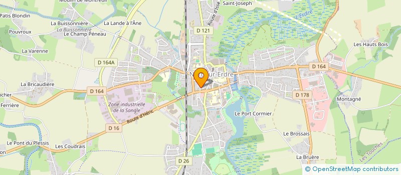 localisation de l'entreprise DECORENOV44  NORT-SUR-ERDRE