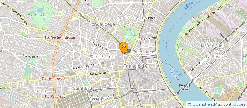 localisation de l'entreprise DECORESO à BORDEAUX