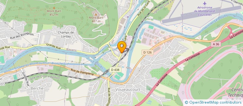 localisation de l'entreprise DECOREST  BART