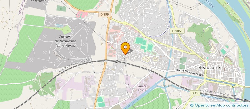 localisation de l'entreprise DECOREVE à BEAUCAIRE