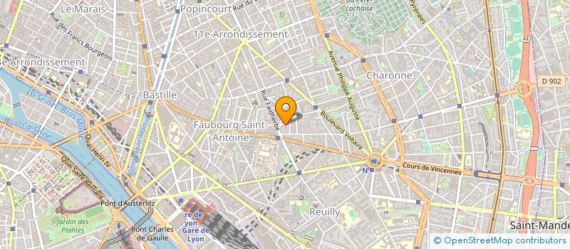 localisation de l'entreprise DECOREVE à PARIS