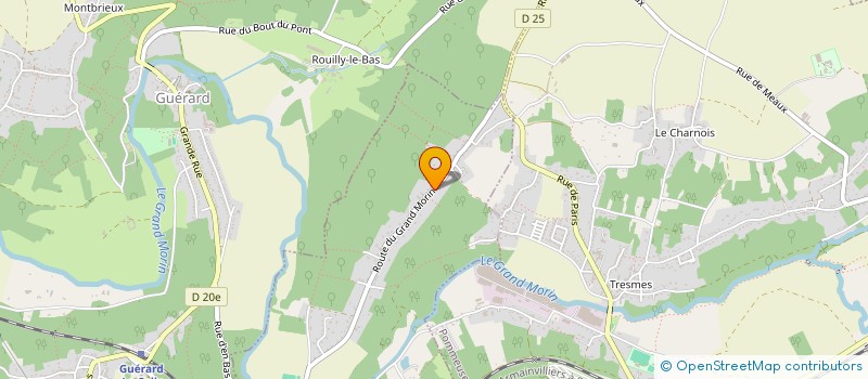 localisation de l'entreprise DECOREVE  LA CELLE-SUR-MORIN