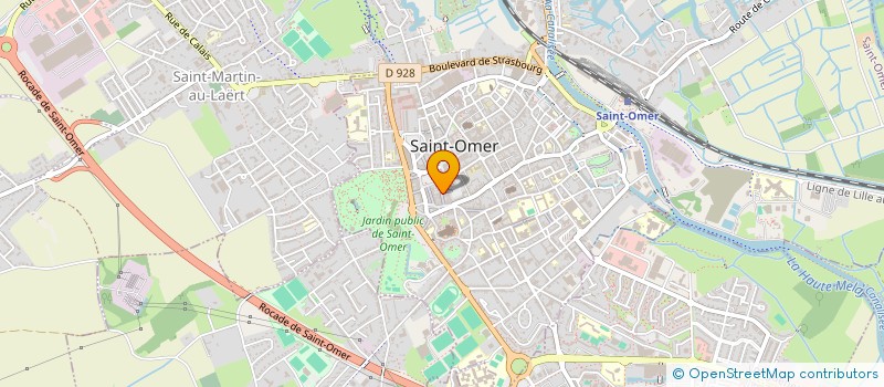 localisation de l'entreprise DECOREVES à SAINT-OMER