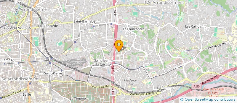 localisation de l'entreprise DECORIS  MARSEILLE