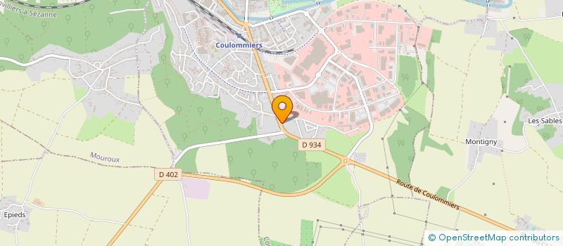 localisation de l'entreprise DECORIT à COULOMMIERS