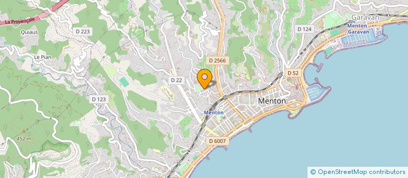 localisation de l'entreprise DECORIVIERA  MENTON