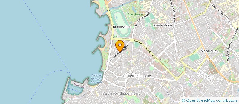 localisation de l'entreprise DECOROM à MARSEILLE