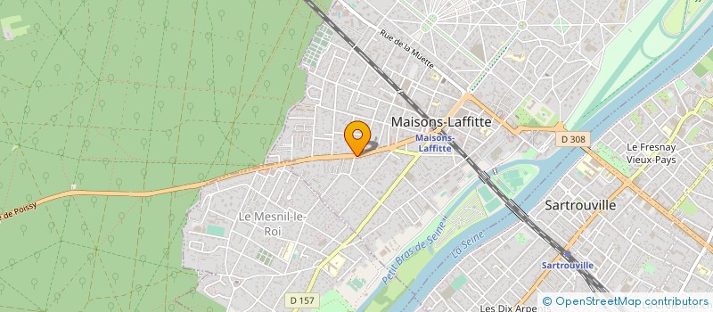 localisation de l'entreprise DECOROP à MAISONS-LAFFITTE