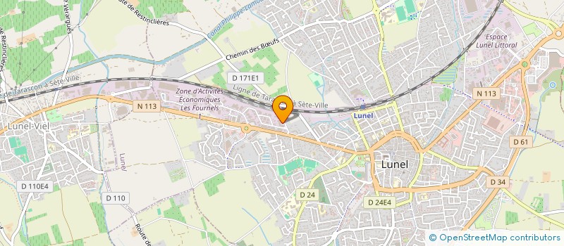 localisation de l'entreprise DECOROP SARL à LUNEL