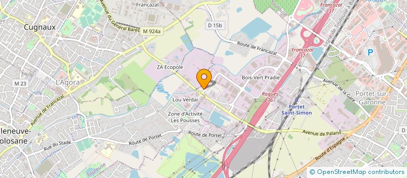 localisation de l'entreprise DECOROTEL à PORTET-SUR-GARONNE