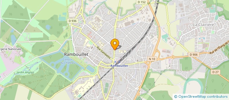 localisation de l'entreprise DECORPEINT SARL à RAMBOUILLET