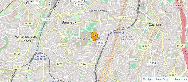 localisation de l'entreprise DECORPLUS à BAGNEUX
