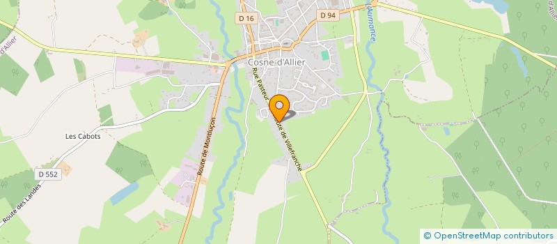 localisation de l'entreprise DECORPS MAURICE ET LOUIS  COSNE-D'ALLIER