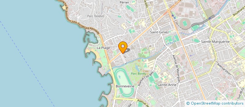 localisation de l'entreprise DECORPS - SERRI & ASSOCIES à MARSEILLE
