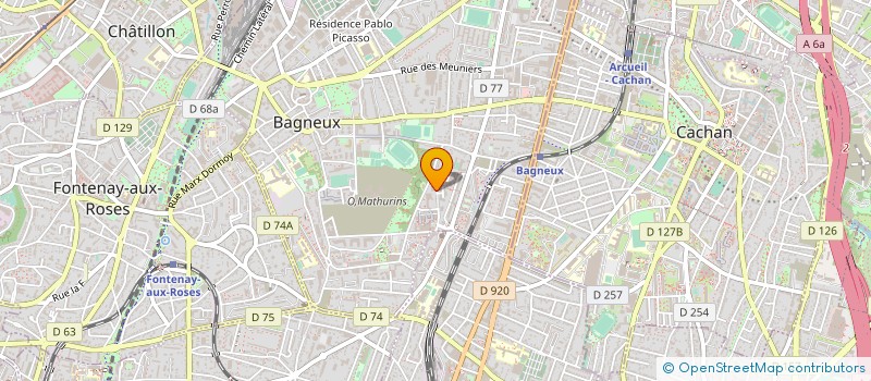 localisation de l'entreprise DECORS D ORIENT à BAGNEUX