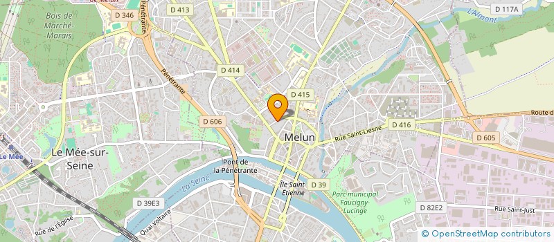 localisation de l'entreprise DECORS DIFFUSIONS à MELUN