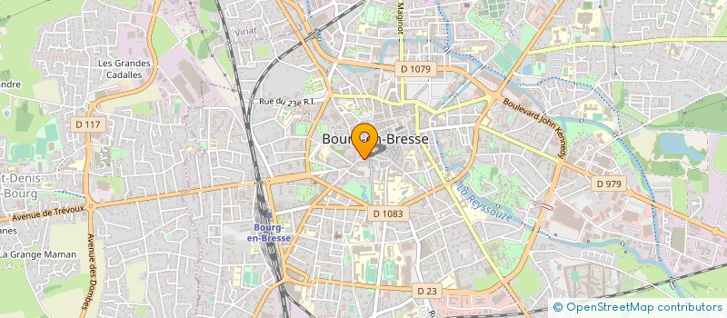 localisation de l'entreprise DECORS DU TEMPS à BOURG-EN-BRESSE