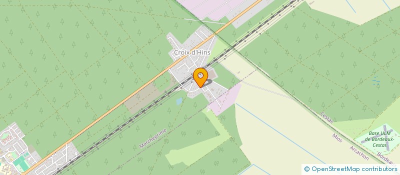 localisation de l'entreprise DECORS ENDUITS 33  MARCHEPRIME