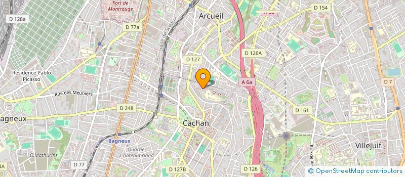 localisation de l'entreprise DECORS EVENEMENTS à ARCUEIL