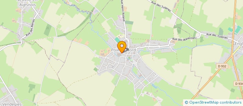 localisation de l'entreprise DECORS FINS à POIX-DU-NORD