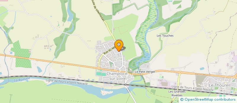 localisation de l'entreprise DECORS LIGERIENS à CHAMPTOCE-SUR-LOIRE