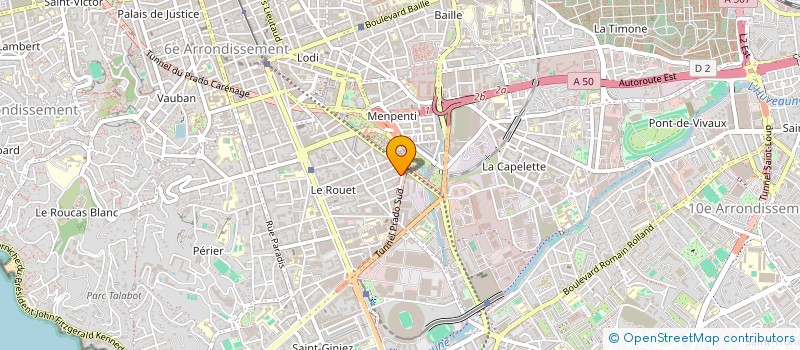 localisation de l'entreprise DECORS PARQUETS à MARSEILLE